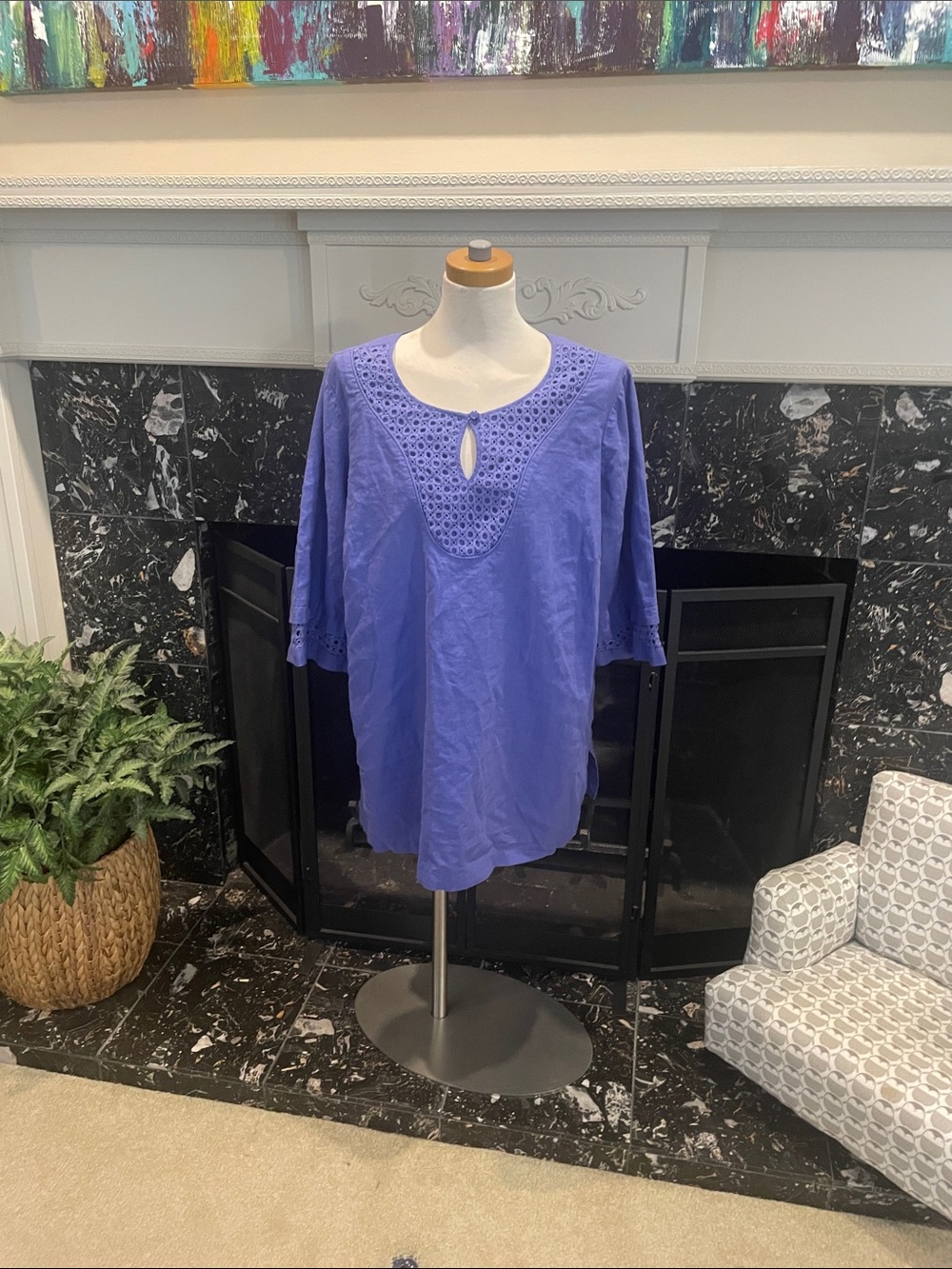 Dana Buchman Periwinkle Women's Top